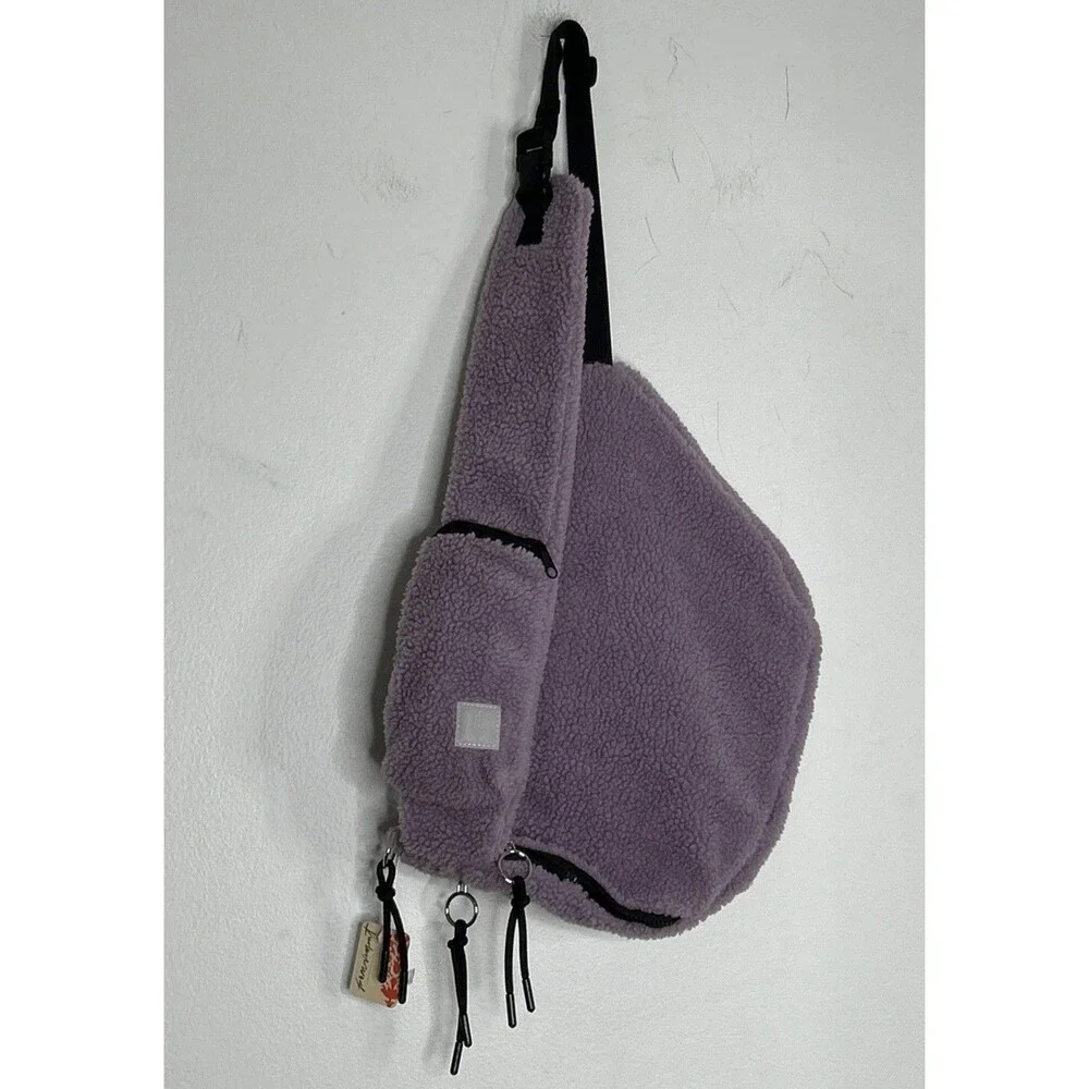 New Free People FP Movement Sherpa Overachiever Sling Cross Body Bag Purse NWT